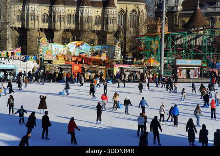 Budapest Winter Magic – Christmas Ice Skating in the City (Photo Story)